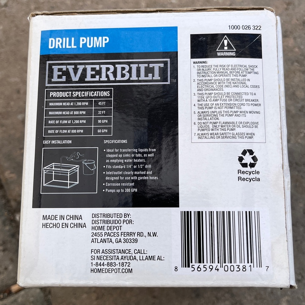 Everbilt Drill Pump - Picture 3 of 7